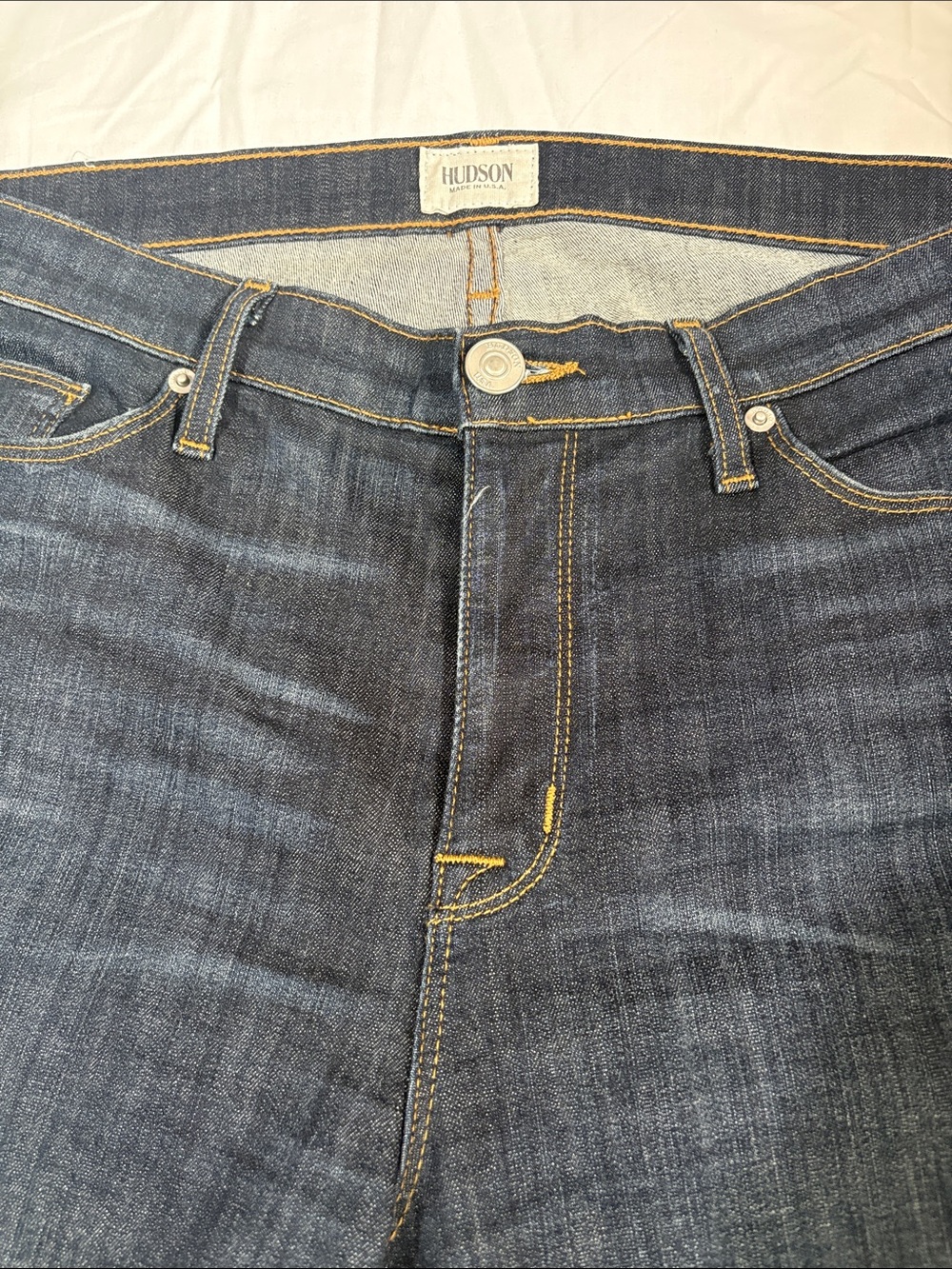 Hudson Jeans Dark Indigo Skinny midrise size 32 Women’s Jeans - Picture 2 of 10